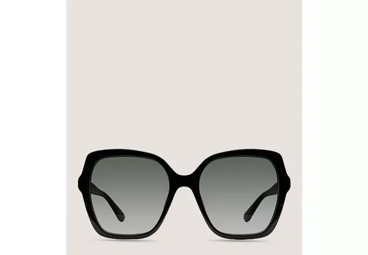 CRYSTAL GEOMETRIC SQUARE SUNGLASSES