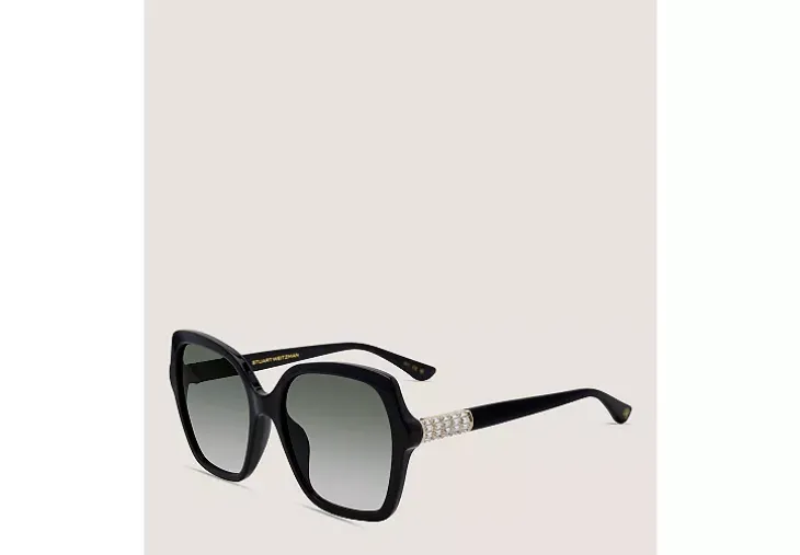 CRYSTAL GEOMETRIC SQUARE SUNGLASSES