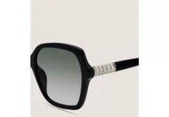 CRYSTAL GEOMETRIC SQUARE SUNGLASSES