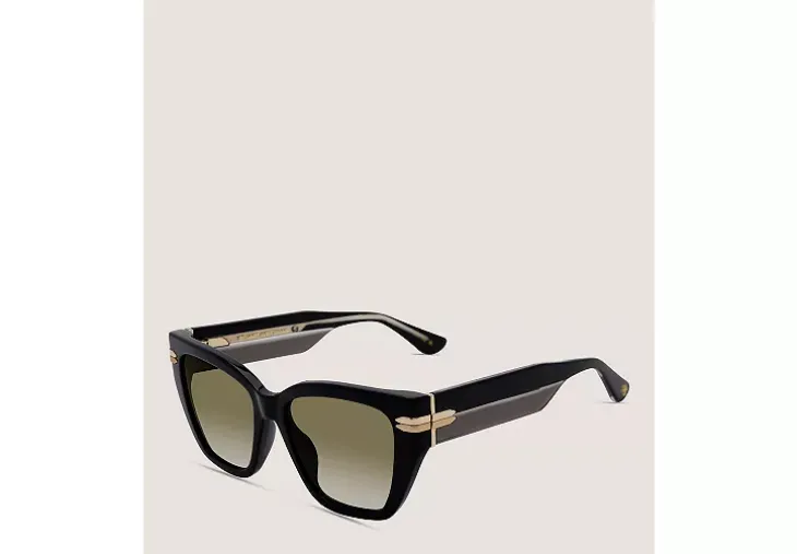 TWO-TONE CAT-EYE SUNGLASSES 